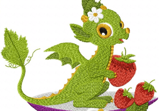Dragon Strawberry Embroidery Design Review
