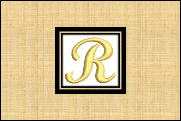 Gold Font-R Embroidery Design Review