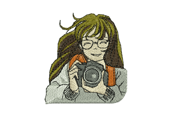 Photographer Embroidery Design